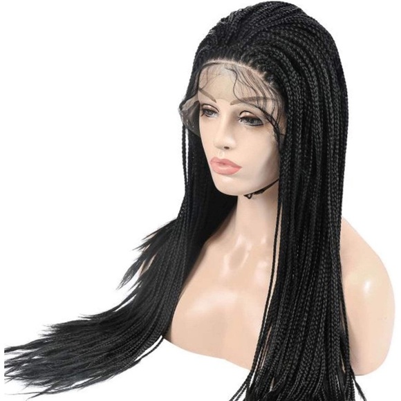 24inch Yaki Micro Braids Lace Front Wig - Picture 4 of 7